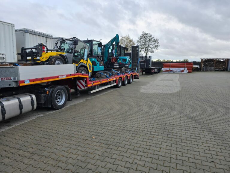 Baggertransporte von Leinweber